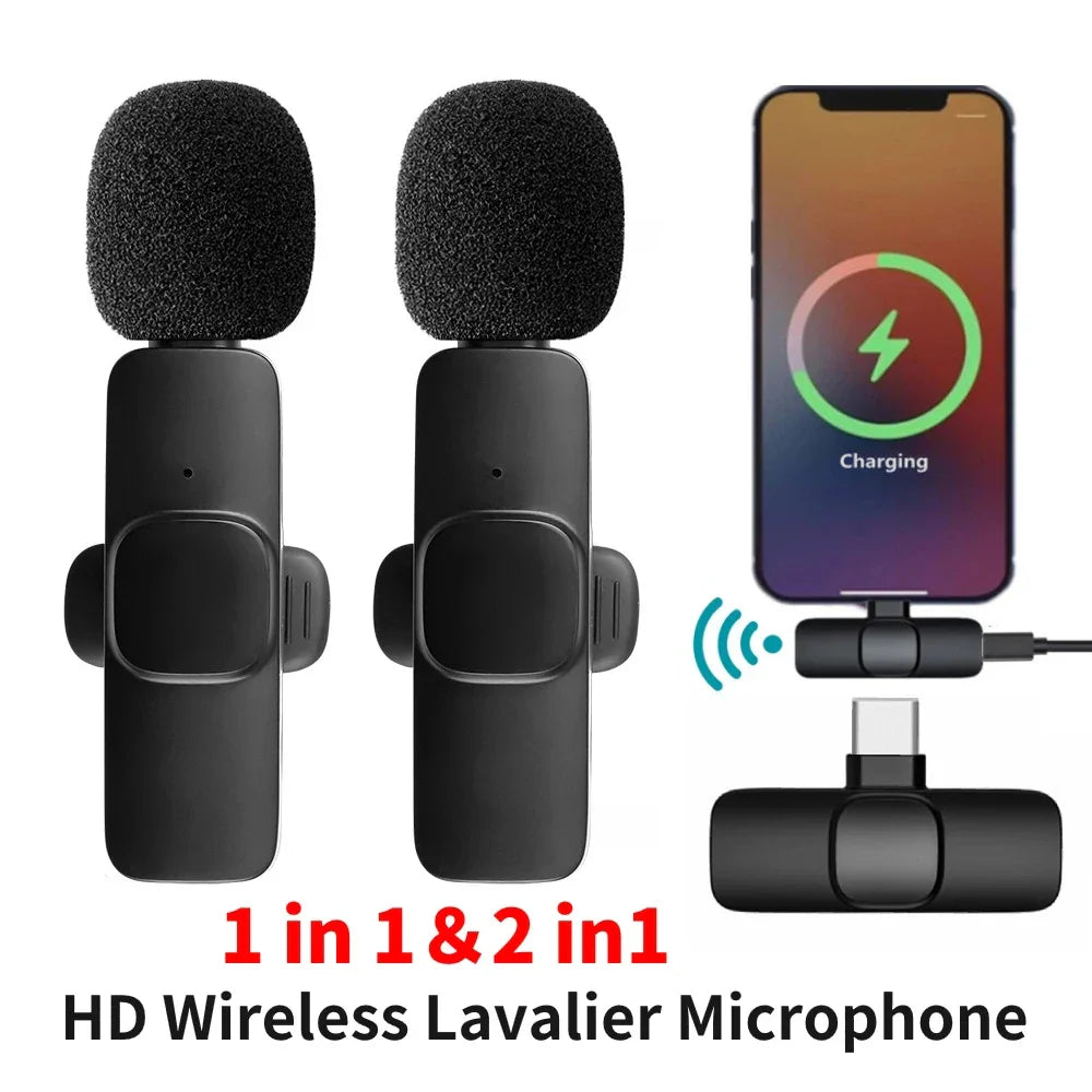 Wireless Dual Mic for Clear Sound