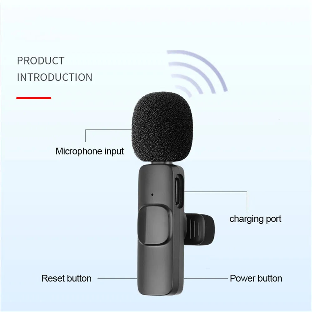 Wireless Dual Mic for Clear Sound
